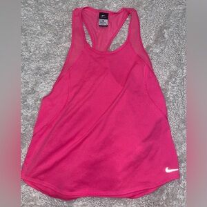 Nike racerback tank top pink